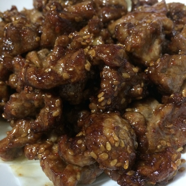 香辣可口的——油炸小羊肉串