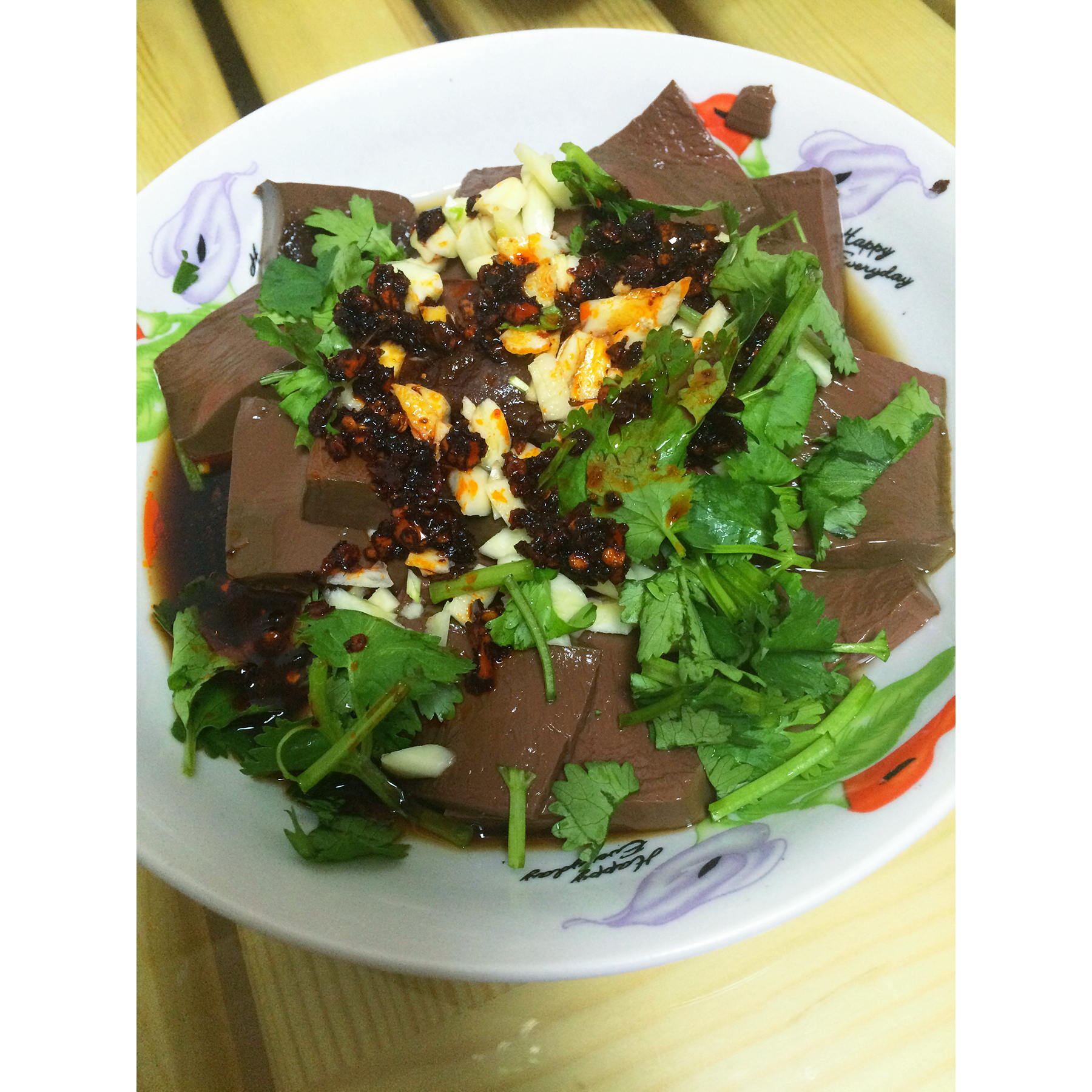 酸辣鸭血