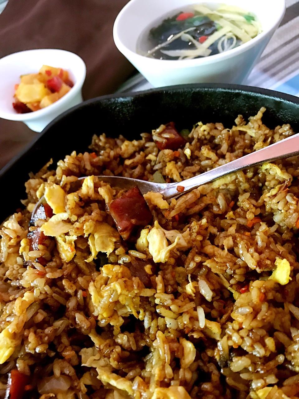 酱油炒饭(超级简单)