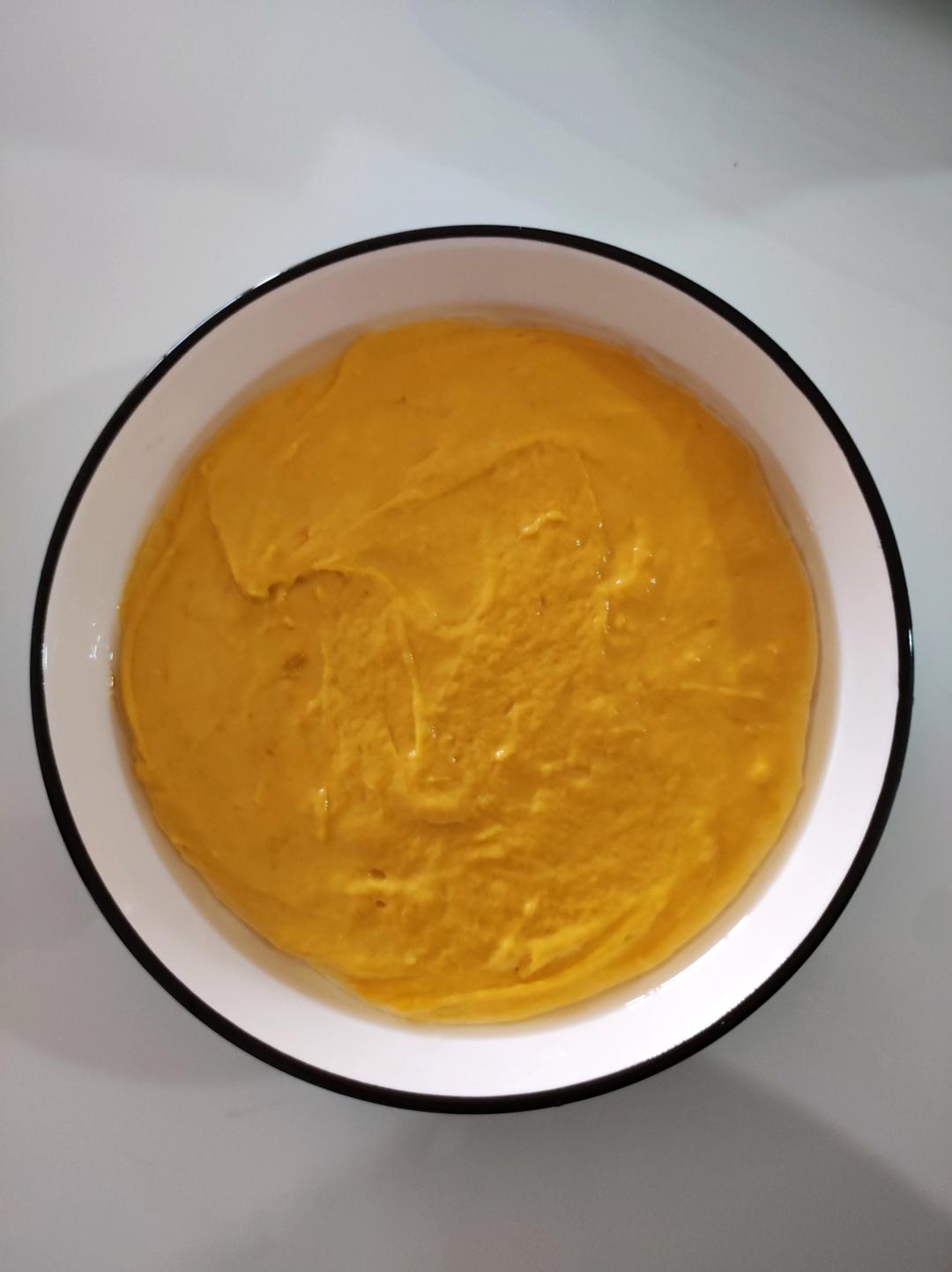 辅食-奶香南瓜蒸糕