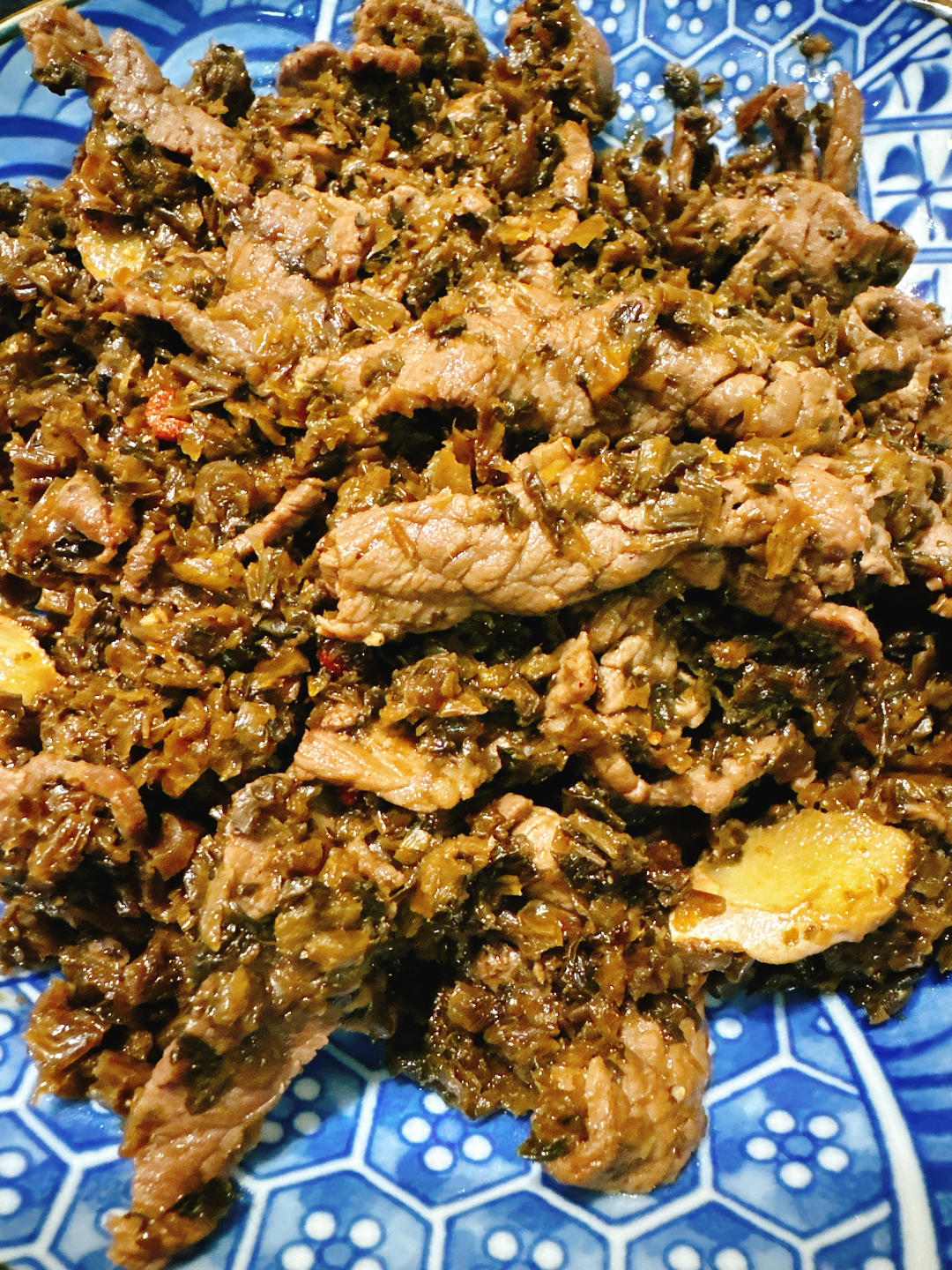 腌菜炒牛肉