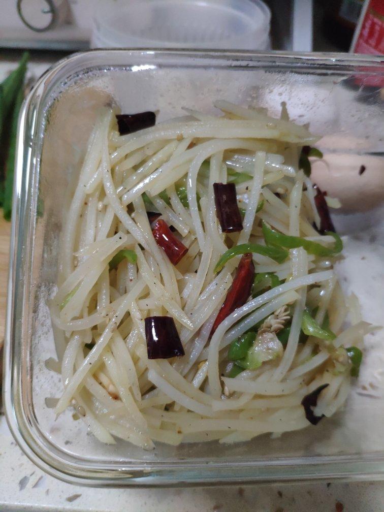 ❗简单家常菜❗青椒土豆丝❗酸辣爽口巨下饭❗酸辣土豆丝