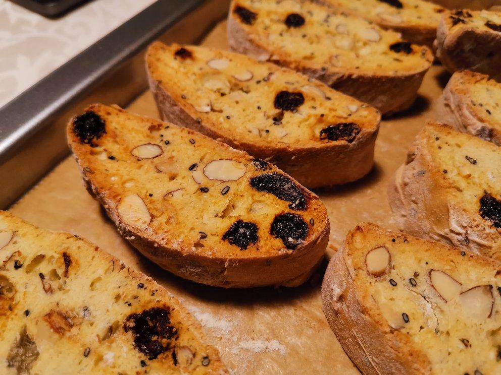 【香到爆炸的！！－黑芝麻风味意式脆饼 】Biscotti