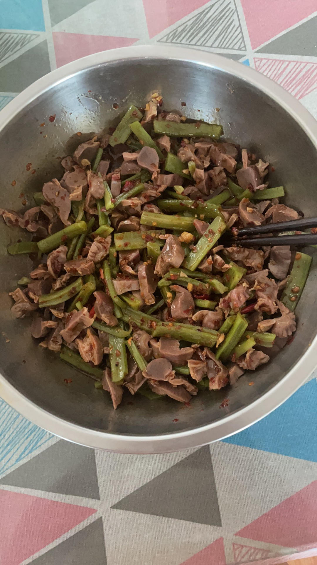 桃仙家麻辣鸡胗