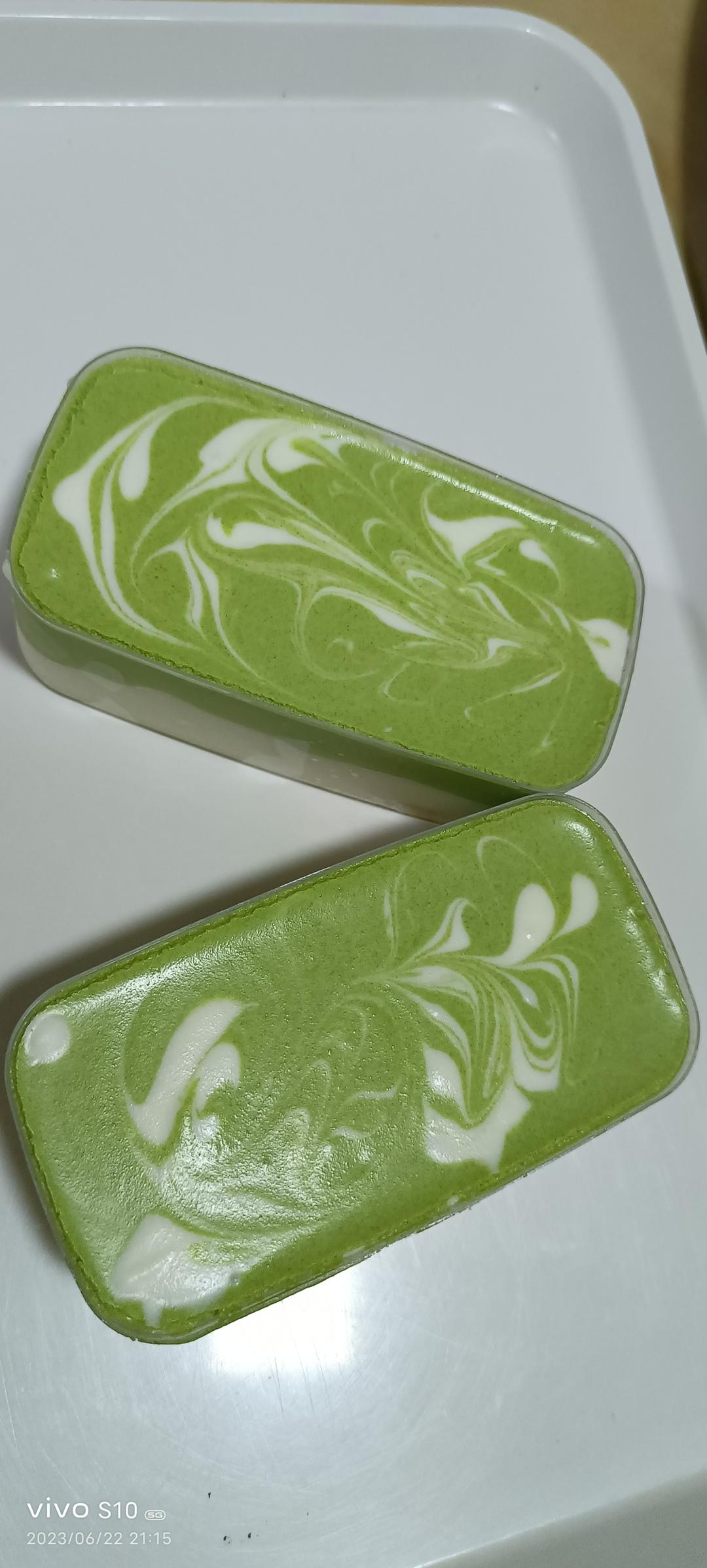 无需烤箱❗️零失败❗️抹茶大理石慕斯❗️入口即化