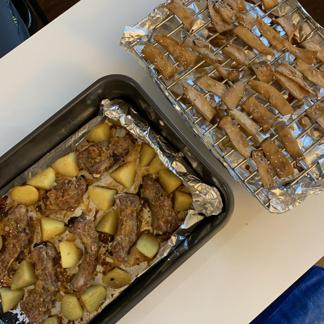 比肉好吃的烤箱烤杏鲍菇