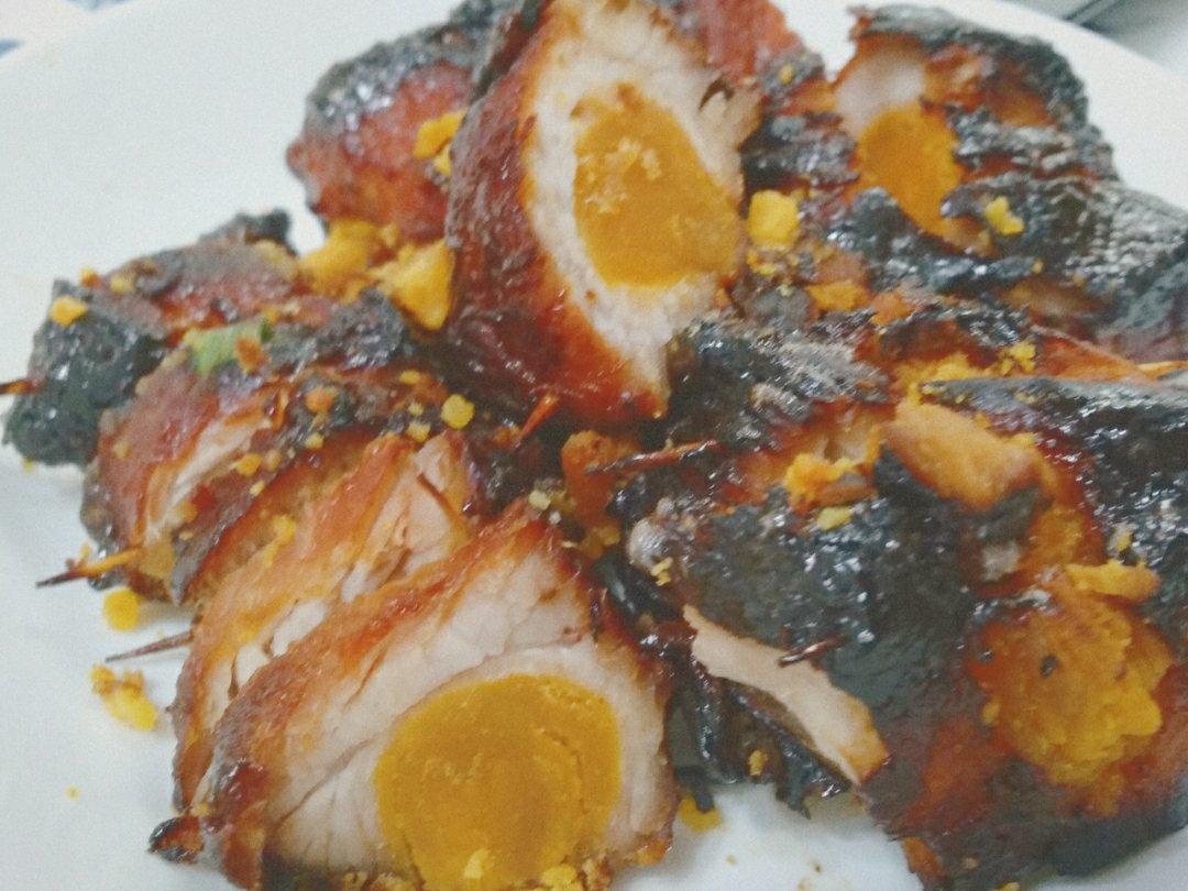 咸蛋叉烧肉（好吃得爆炸）
