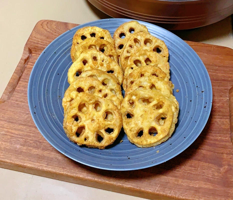 zhh-330做的最爱炸物香酥椒盐藕片香辣酥脆吃不够