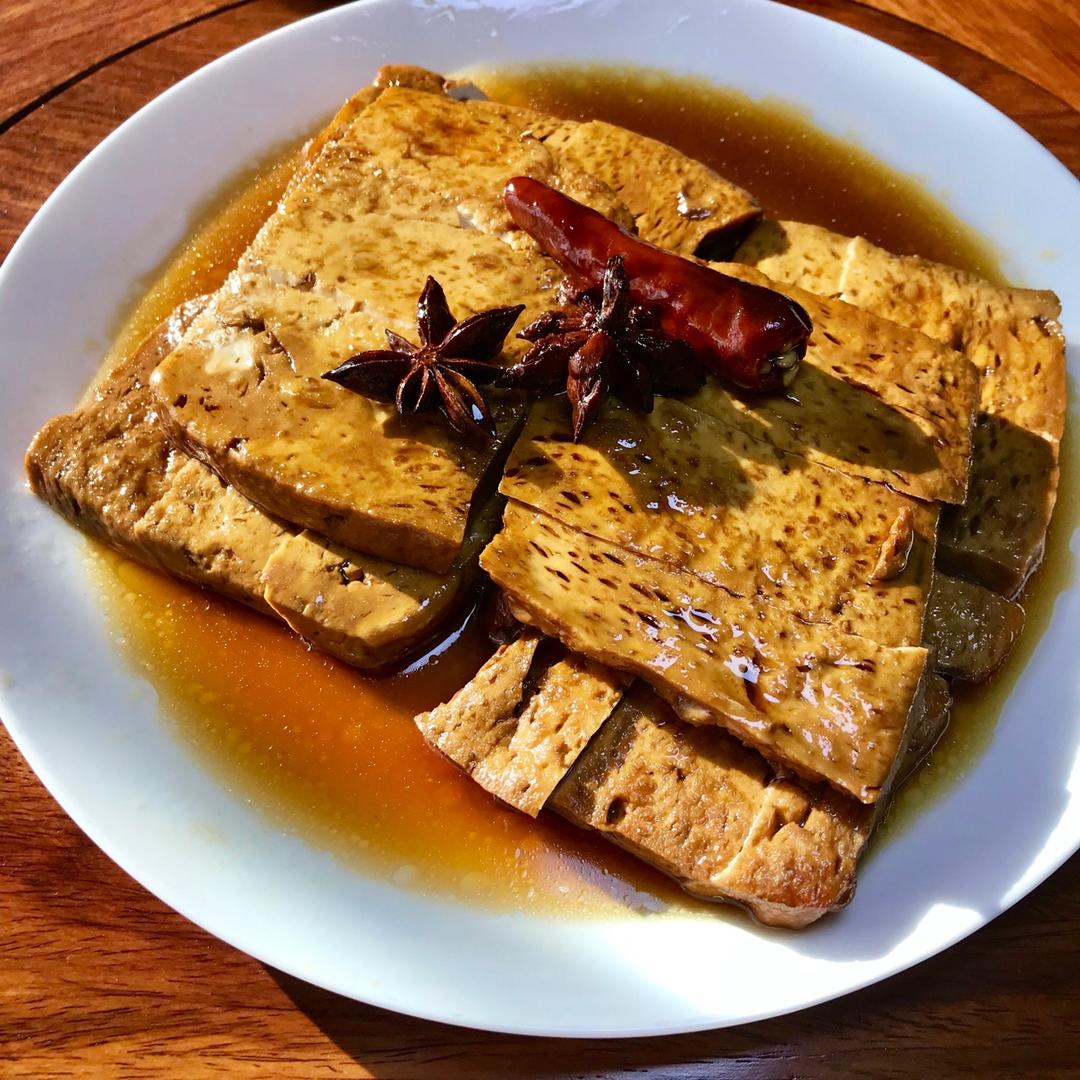 五香卤豆腐