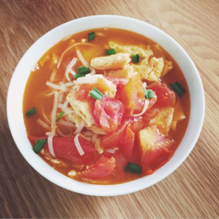 超级入味好吃的番茄鸡蛋面