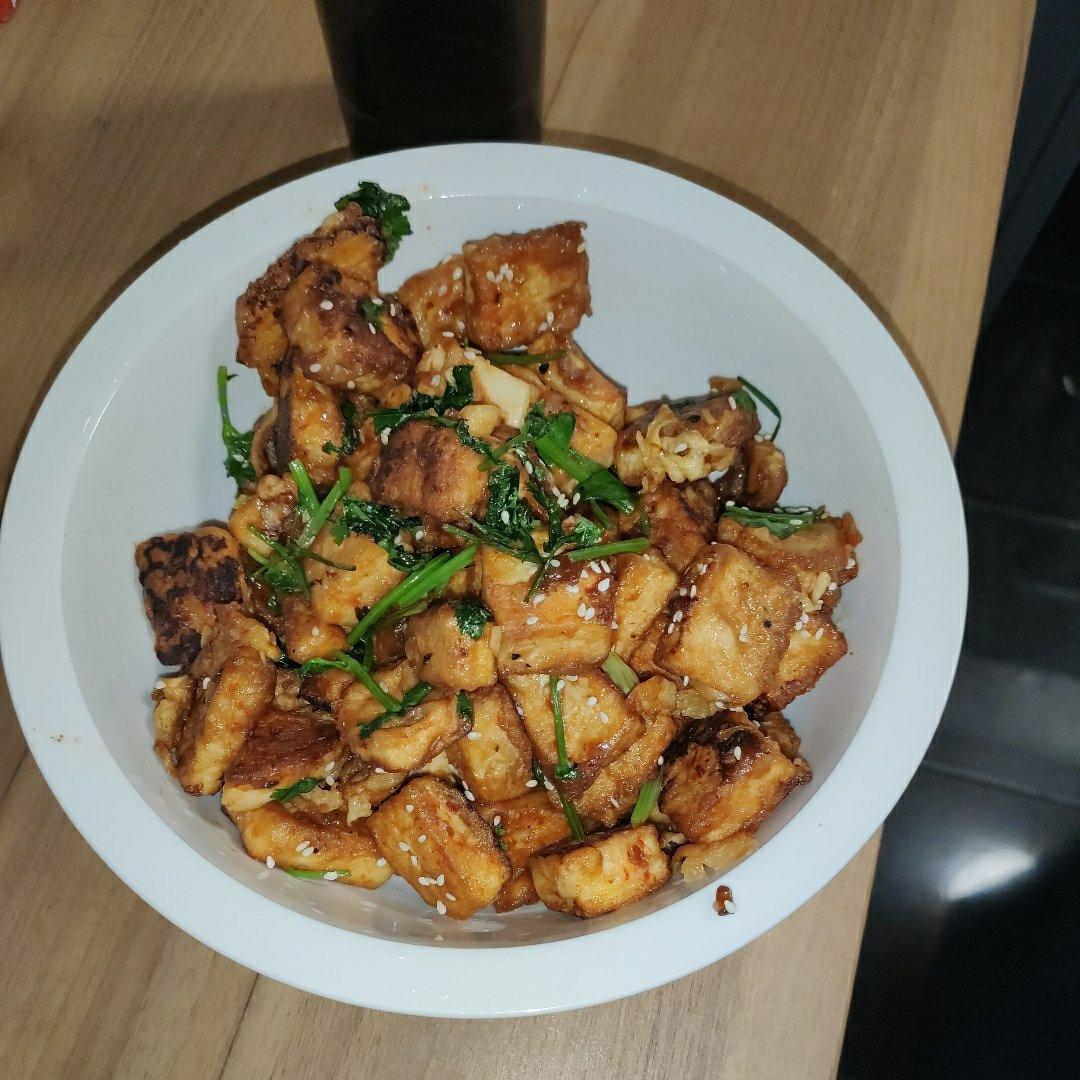 无敌好吃的香煎豆腐