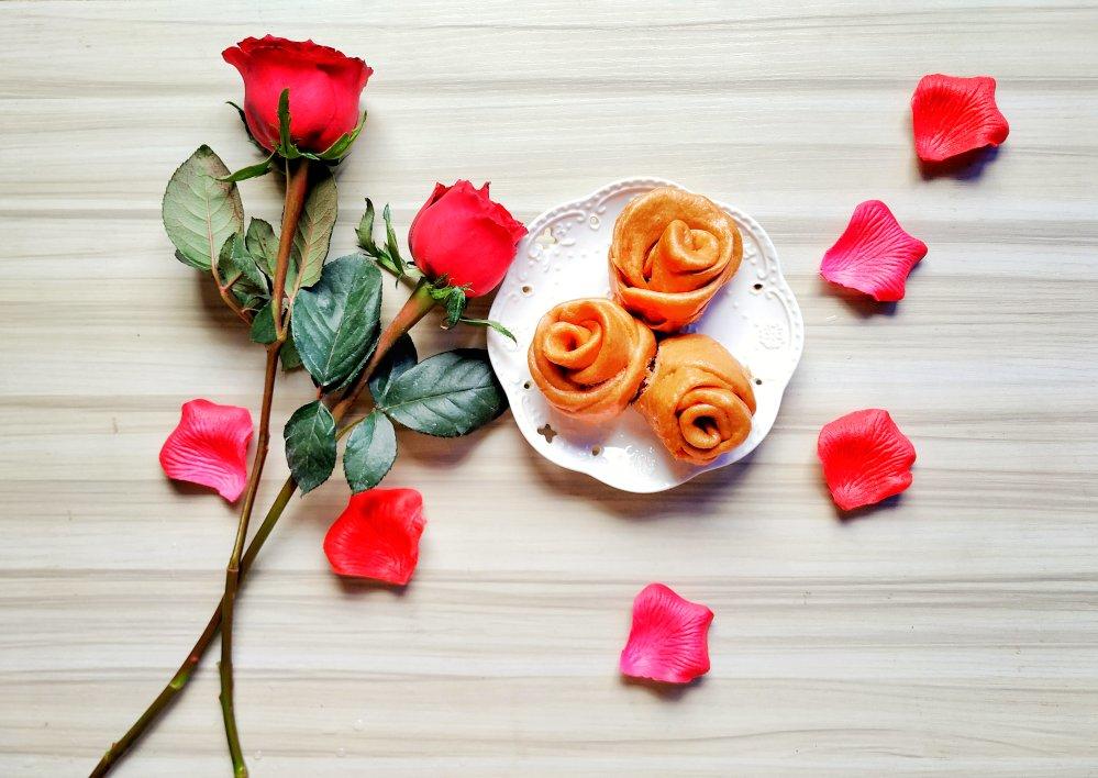 奶香红玫瑰花卷之【红红火火年夜饭】