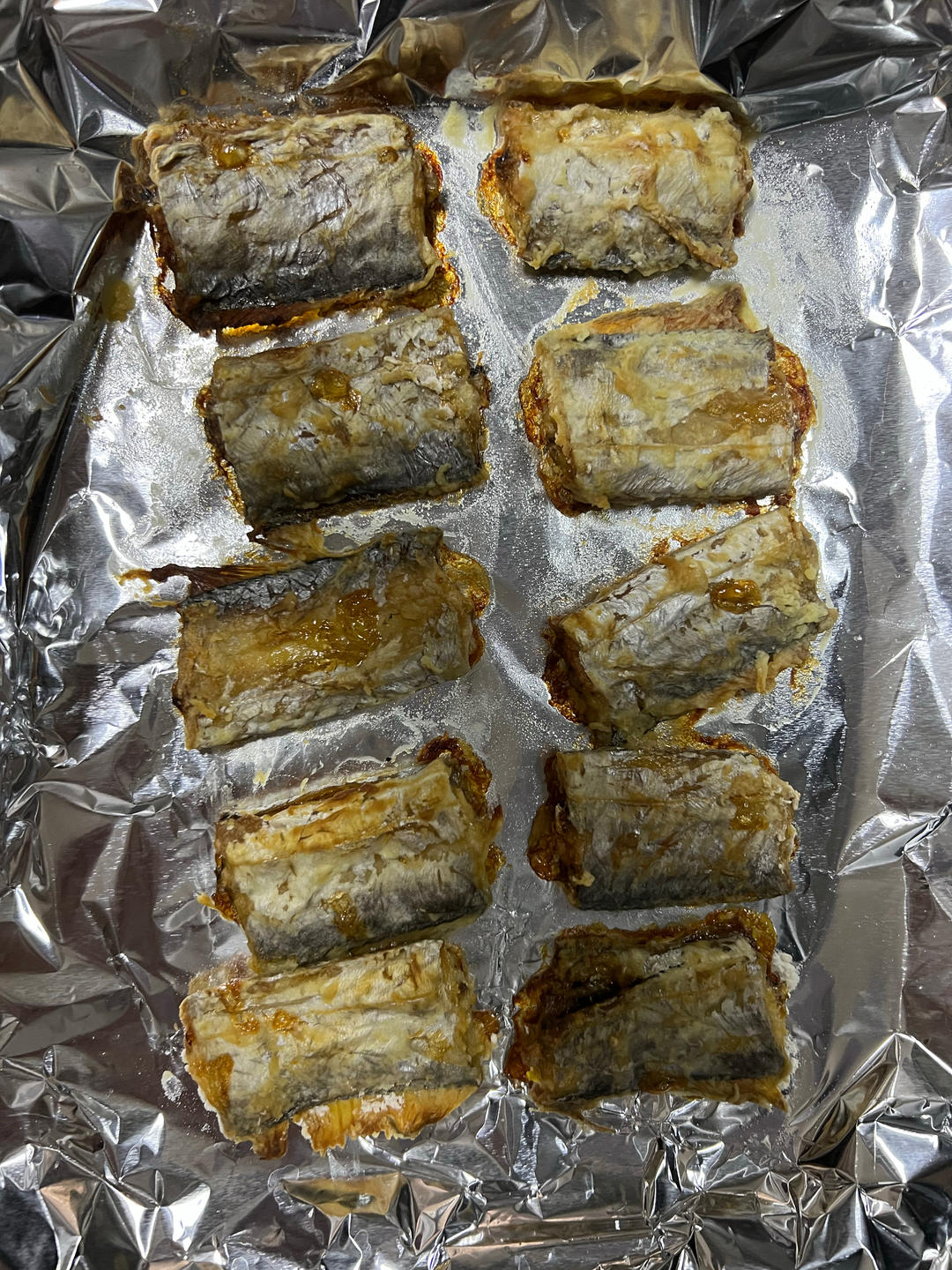 烤箱版少油香煎带鱼