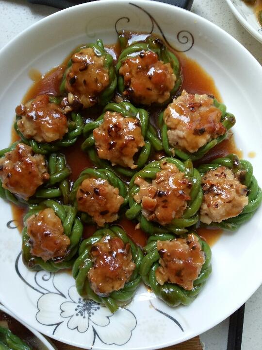 芳芳2017做的酿豆角