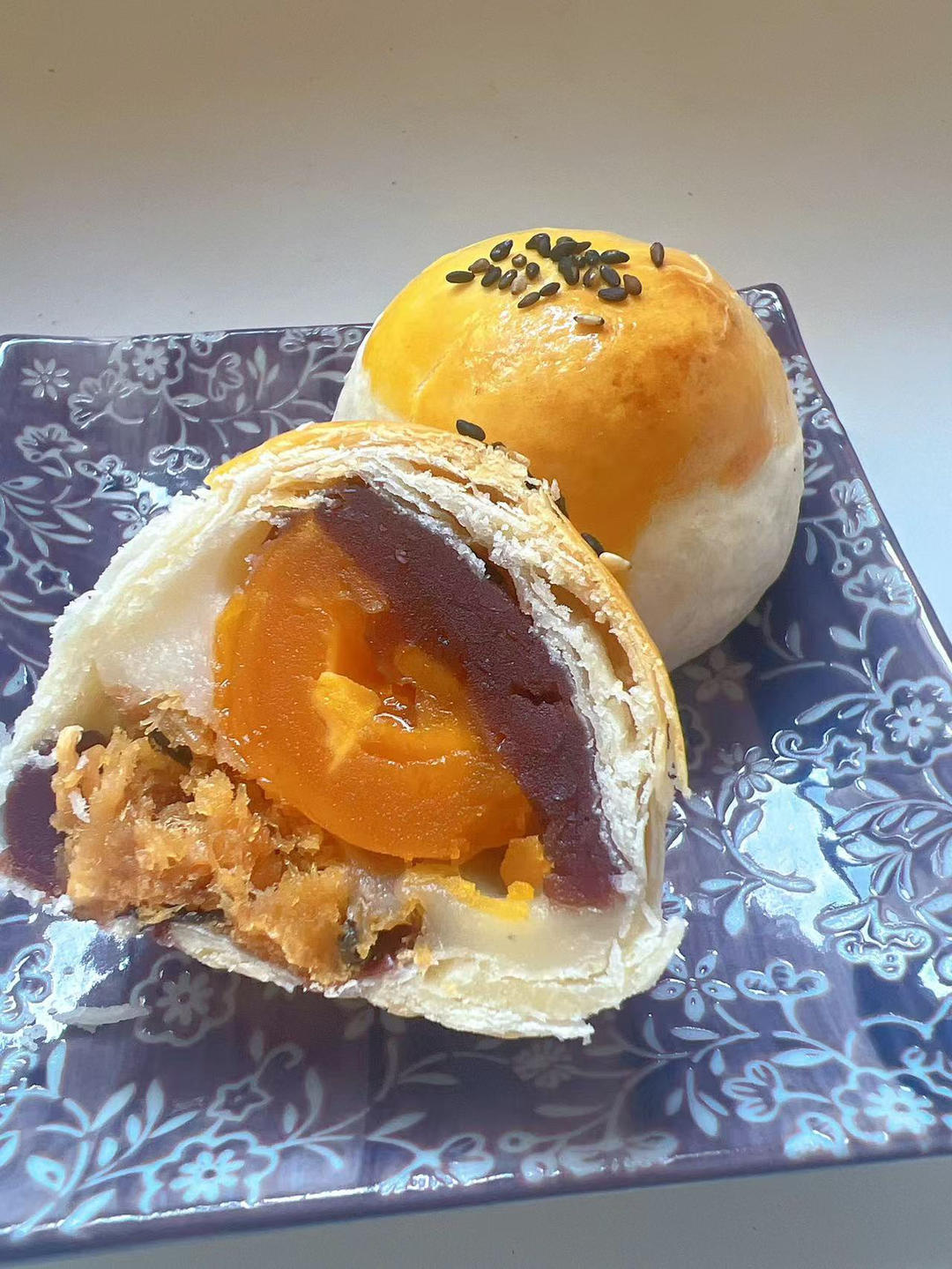 ㊙️网红麻薯肉松蛋黄酥🔥，好吃到爆‼️