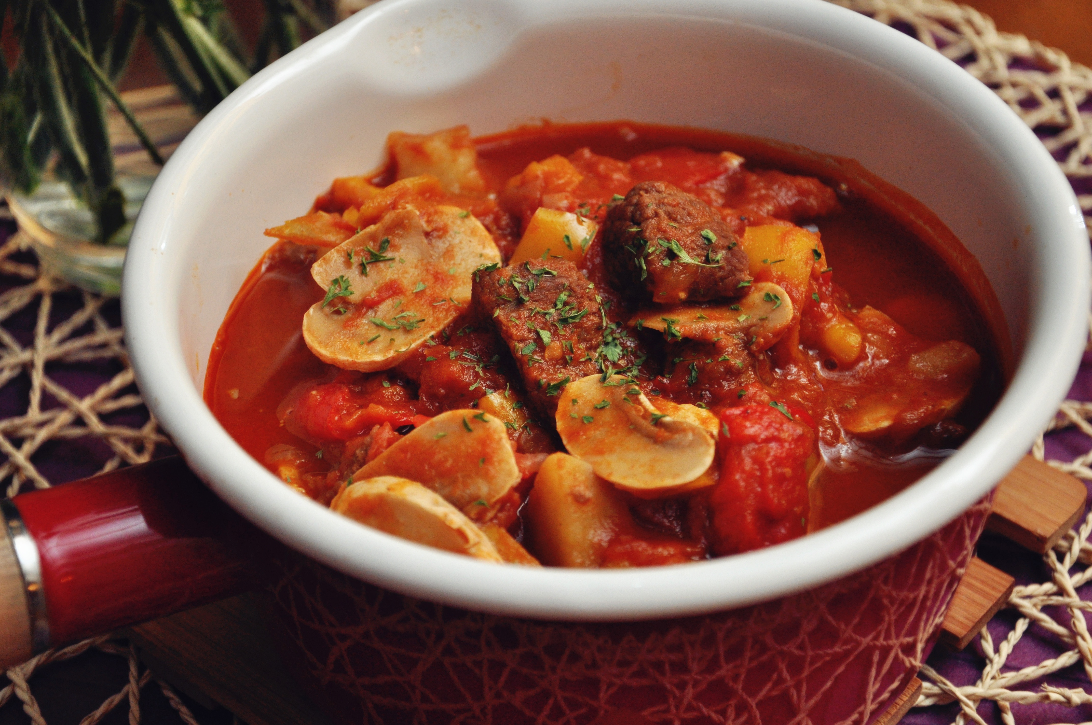 匈牙利牛肉汤 (gulash, gulyás)