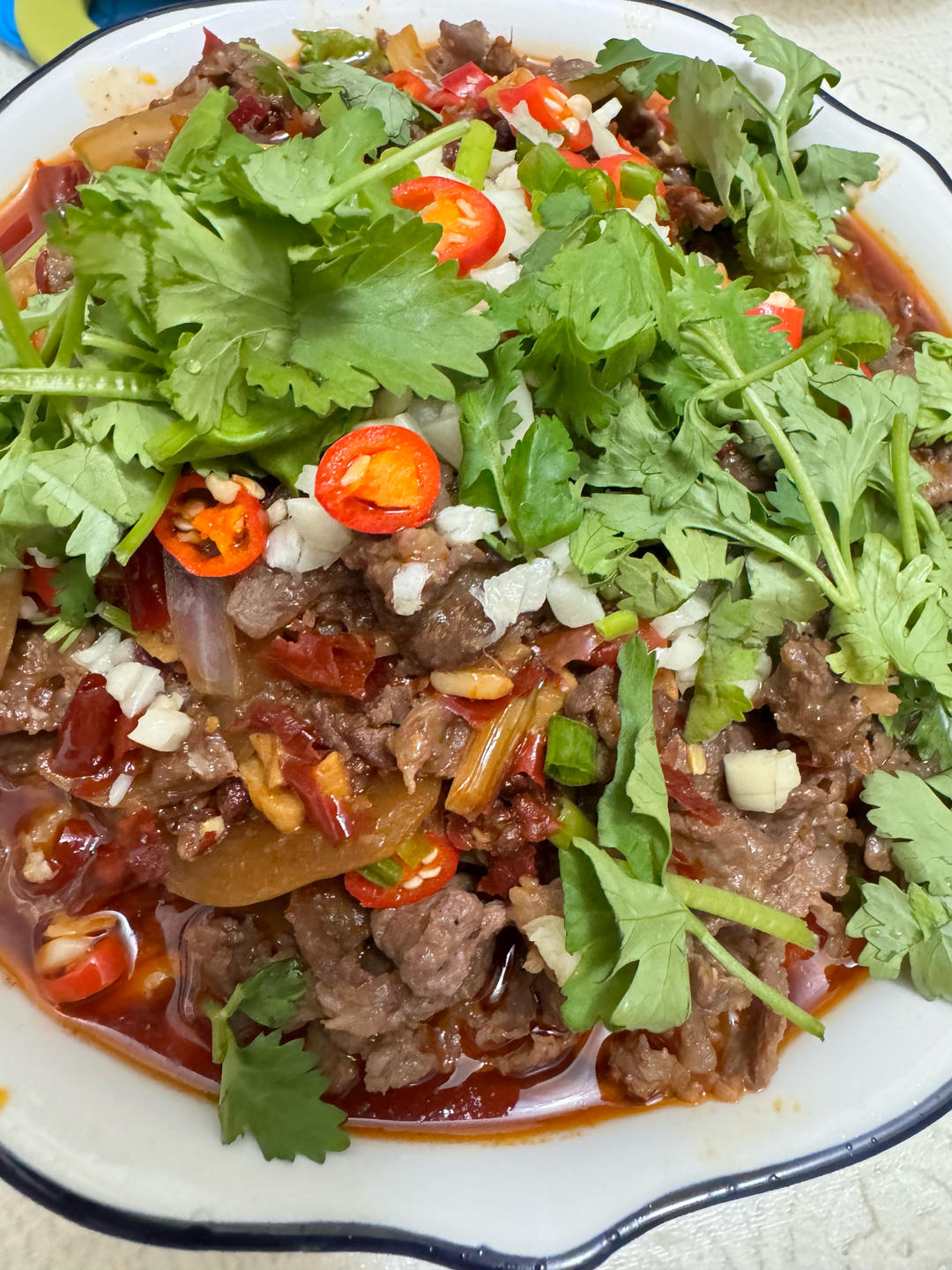 简易版水煮牛肉的做法