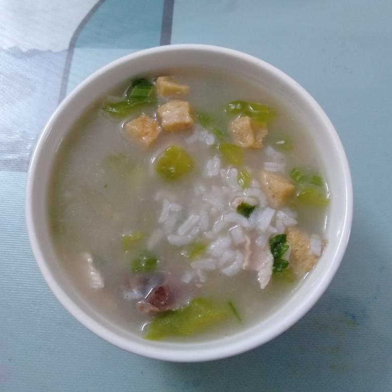 少料也鲜甜的苦瓜粥