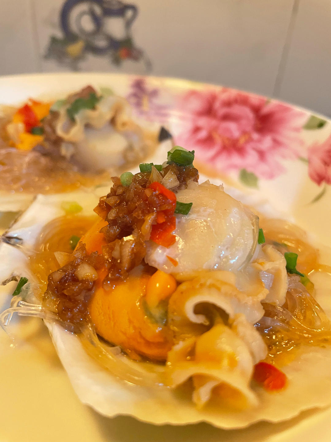 零失败的蒜蓉粉丝蒸扇贝