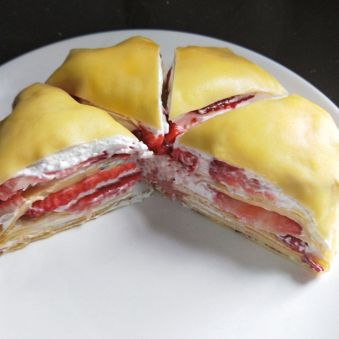 芒果千层蛋糕，100%成功告别煎皮无能