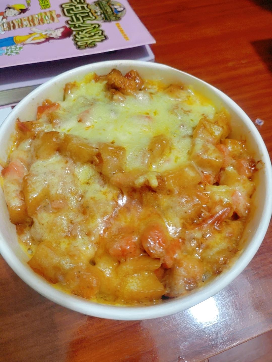 番茄鸡肉浓情焗饭【两人份】