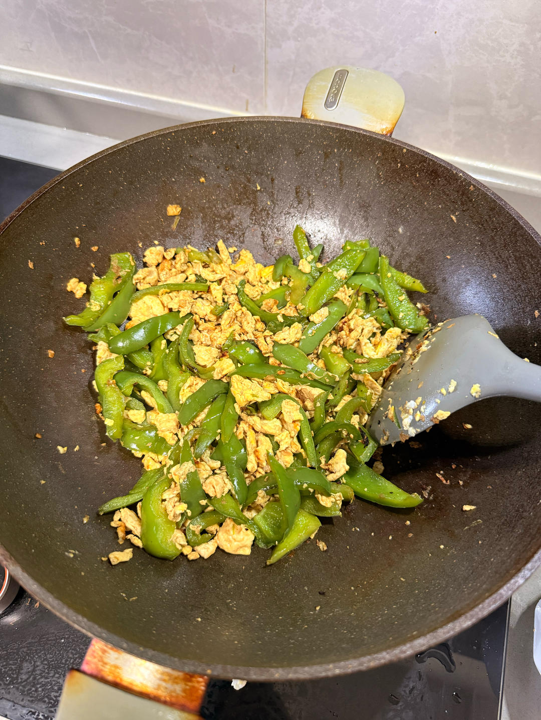鸡蛋炒菜椒🫑
