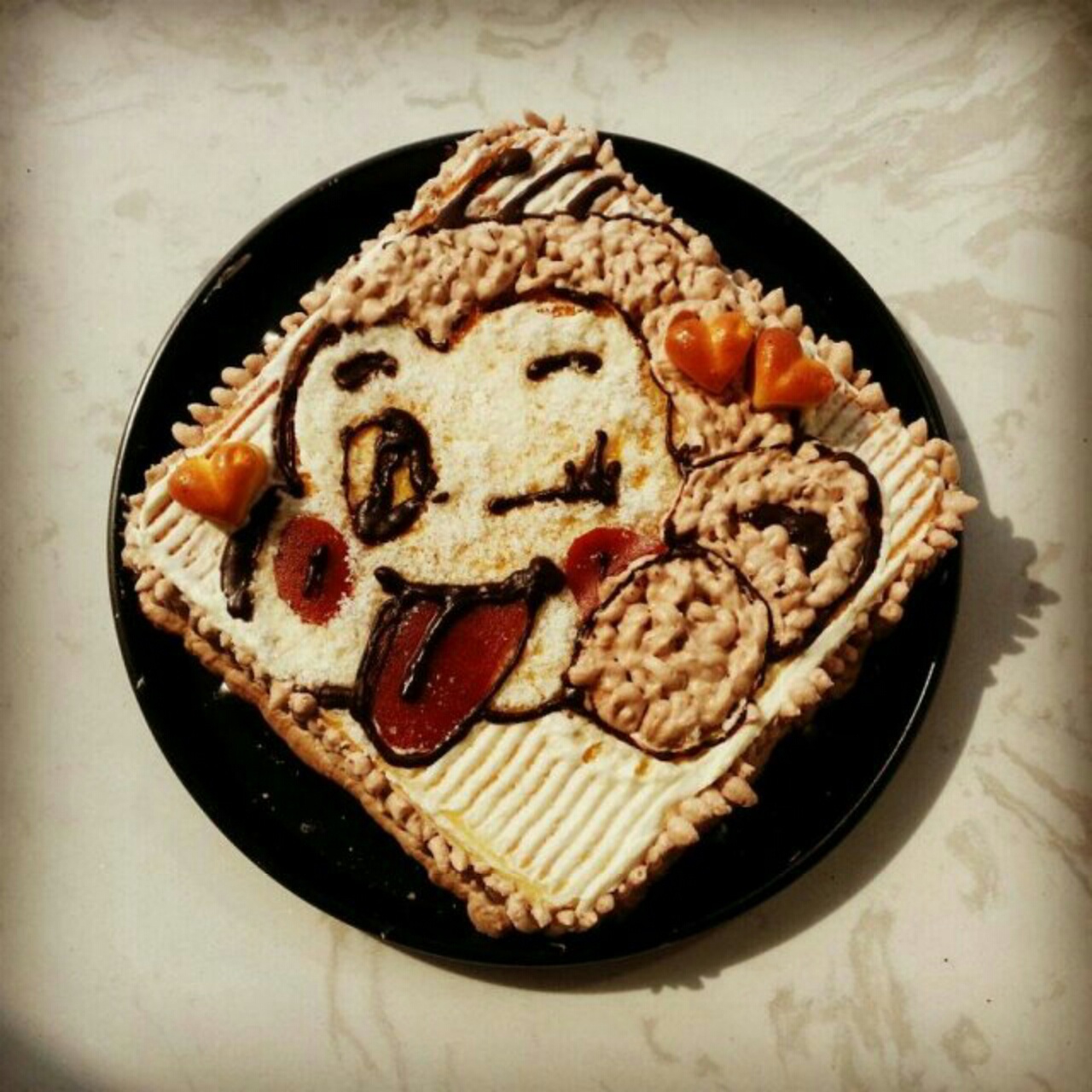 机器猫 裱花蛋糕