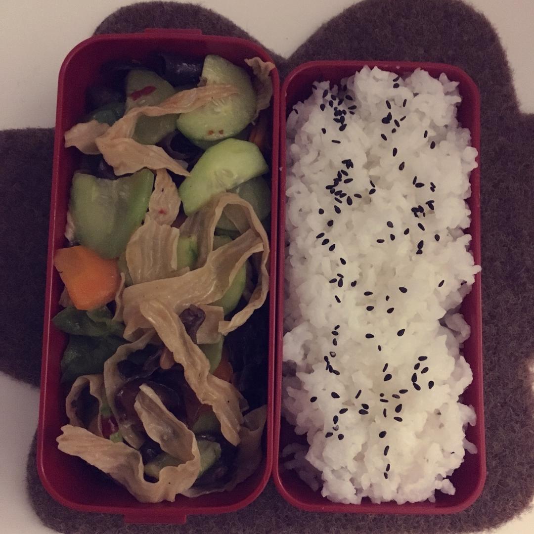 素炒腐竹