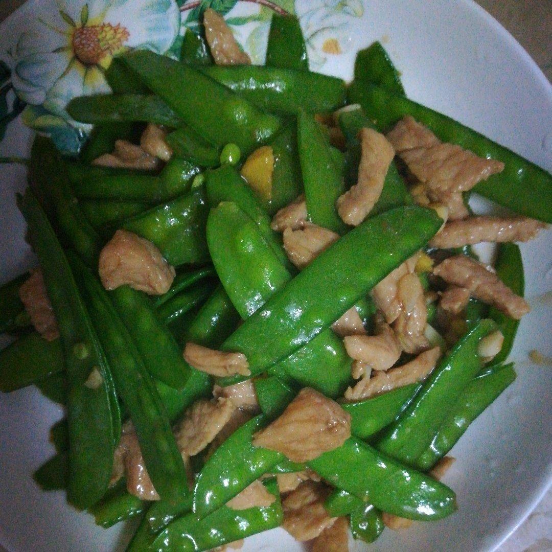 荷兰豆炒肉