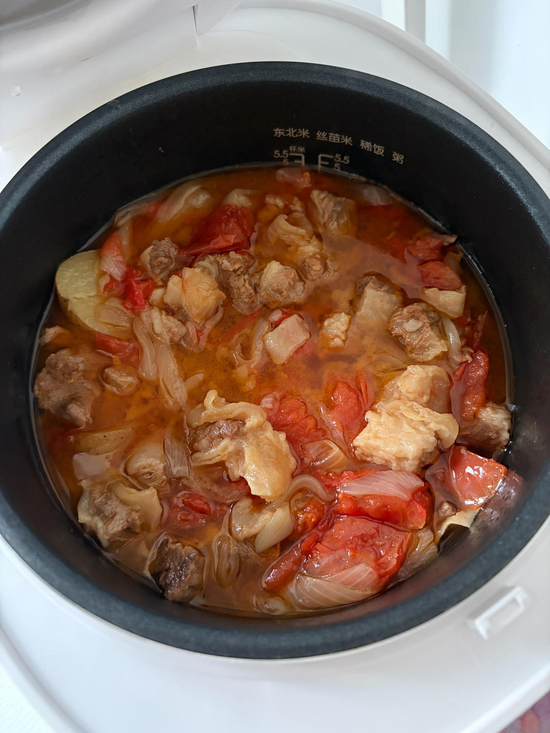 番茄炖牛腩（电压力锅版）