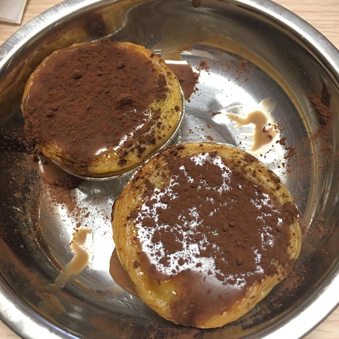 香浓丝滑❗️🔥一口爆浆的巧克力脏脏蛋挞❗️