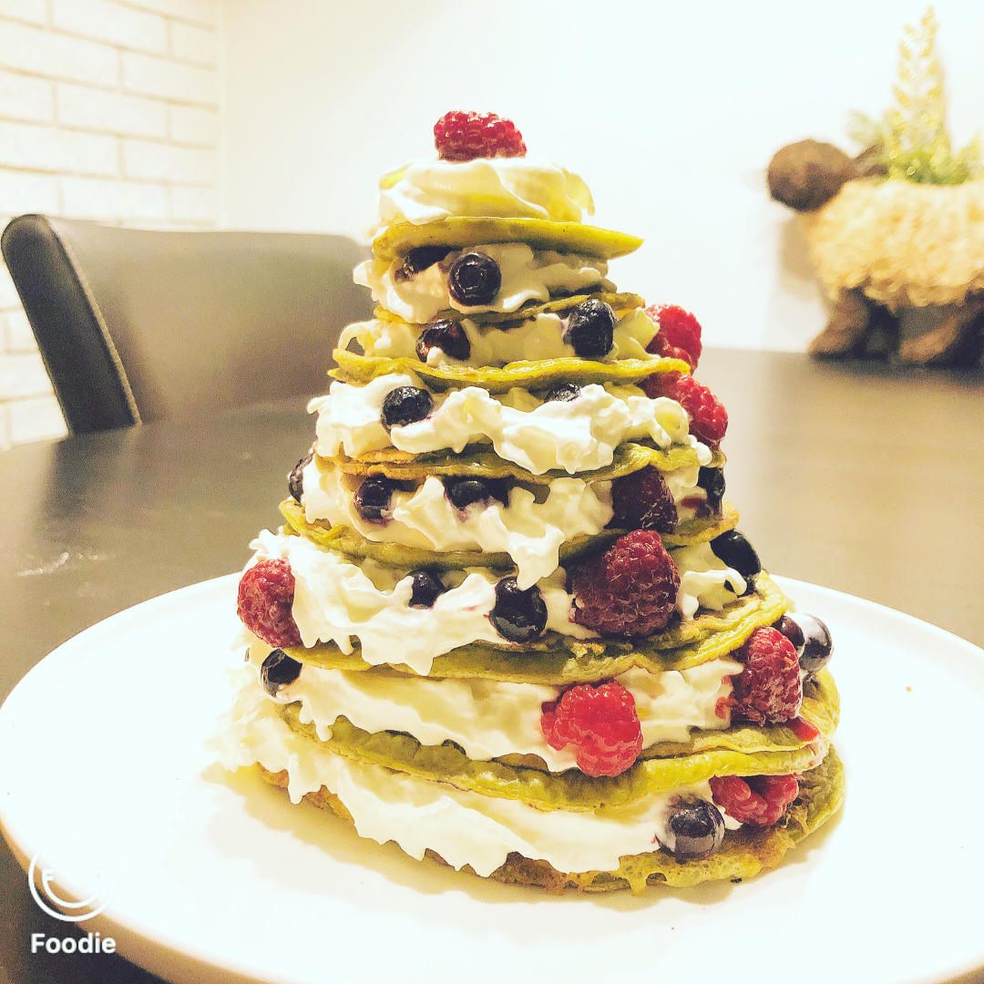 免烤箱❗️高颜值巨好吃的圣诞树松饼蛋糕🎄手把手教你做，让我们一起快乐过圣诞。