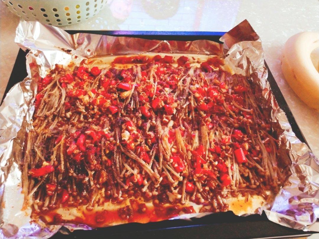 蒜蓉烤金针菇（烤箱版）