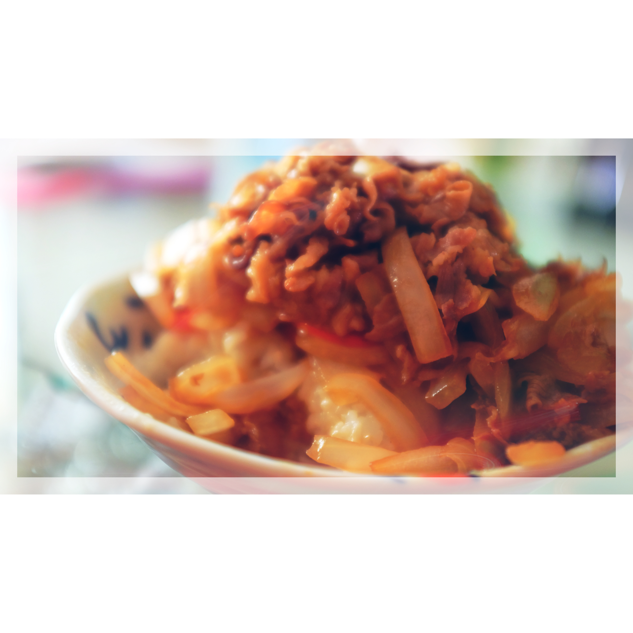 洋葱肥牛饭