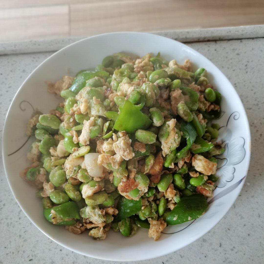 毛豆米炒鸡蛋