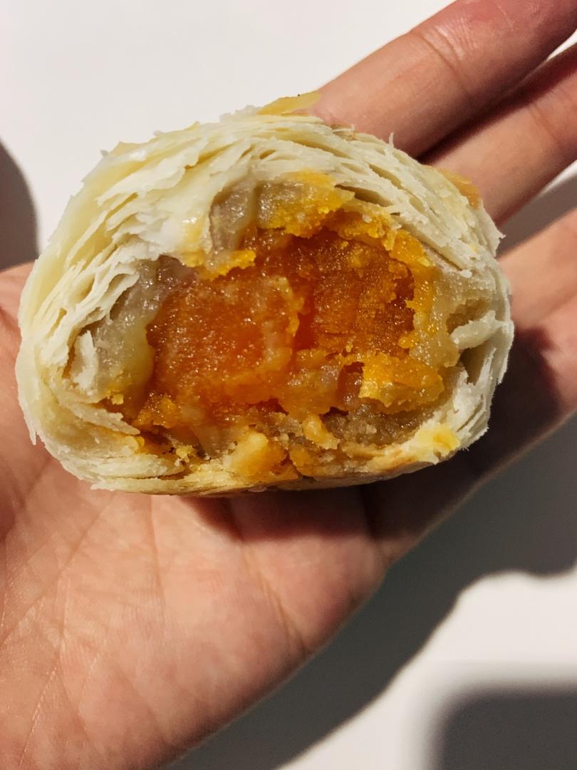 超简单 免揉 酥掉渣的蛋黄酥(超详细附全程视频)不破酥『万能酥皮』