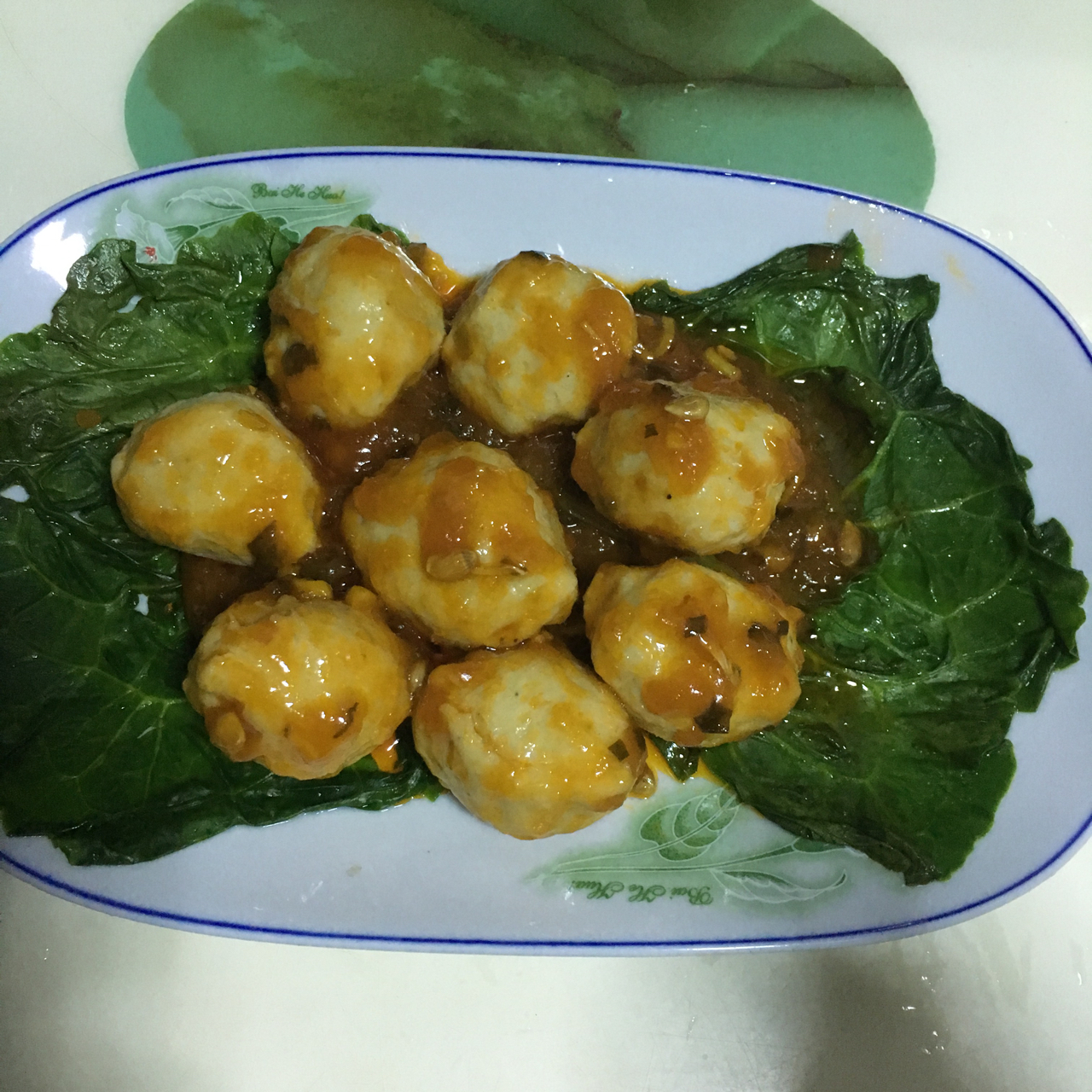 酸酸甜甜【茄汁鸡肉丸】