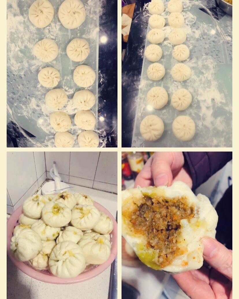 白萝卜猪肉馅包子