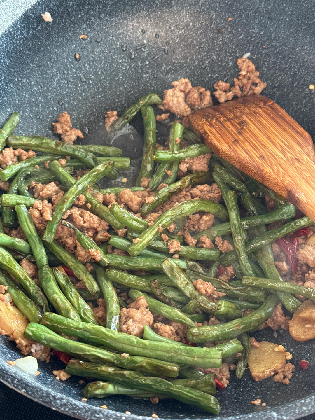 干煸四季豆——不用油炸照样美味