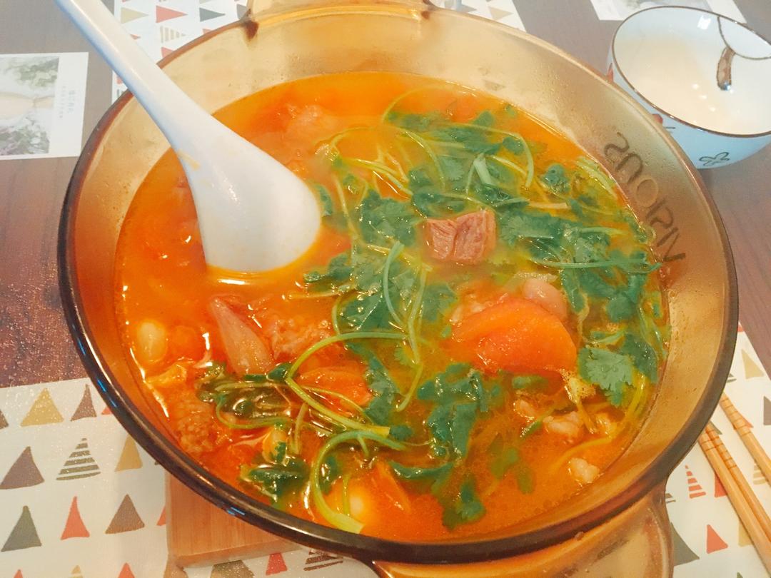 番茄土豆炖牛腩