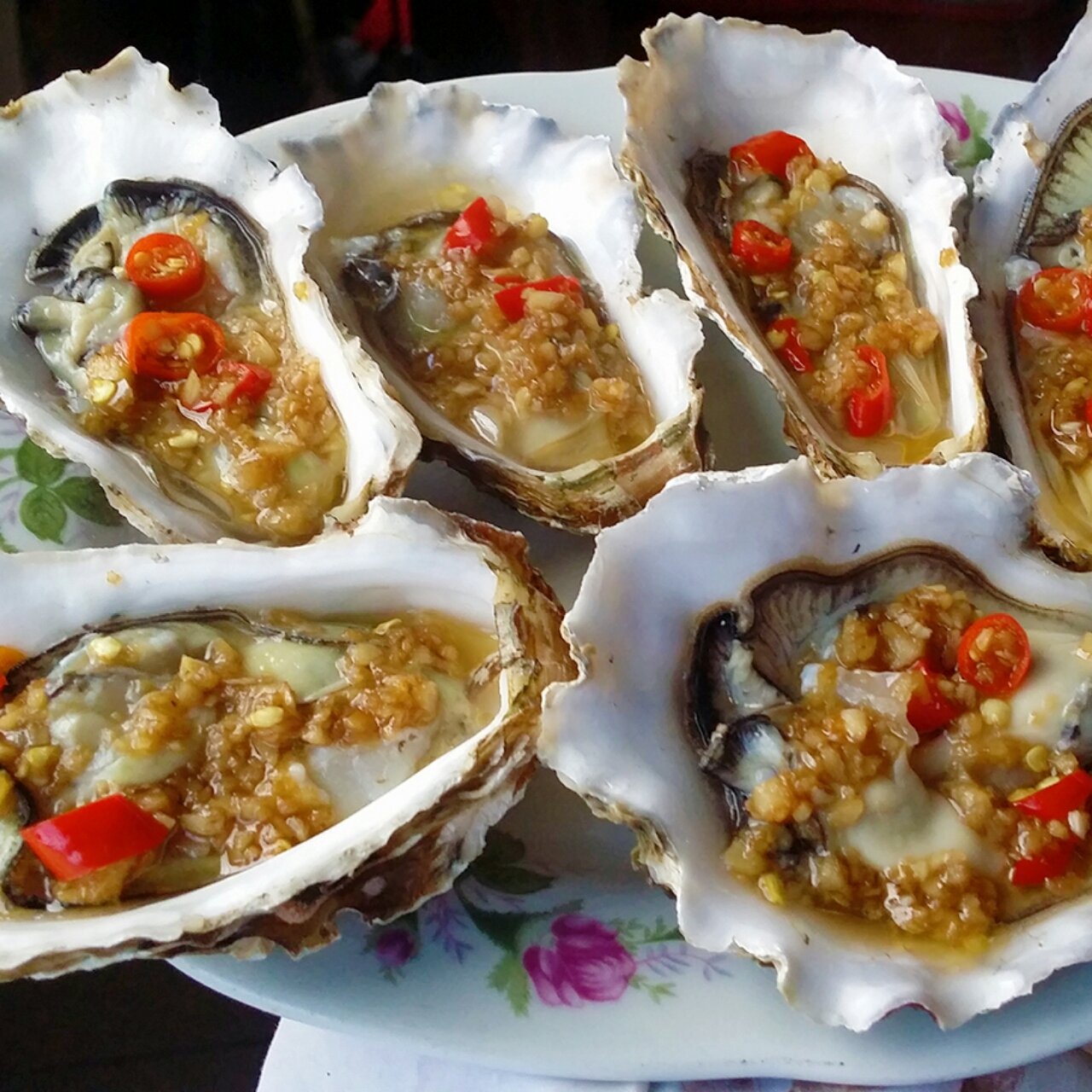 小蟹蟹oo做的微波炉烤生蚝