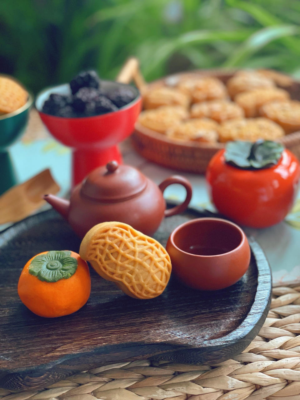 好柿终究会花生！2021年最火月饼教程！果蔬粉替代芝士粉教程！