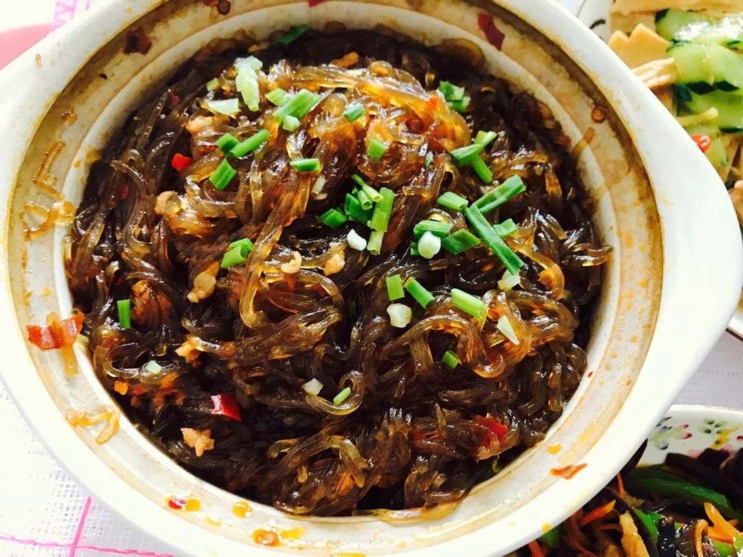 肉末粉丝煲