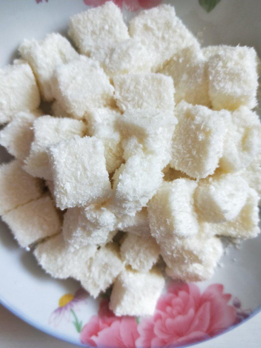 太棒啦！1个方子，做出2道口味一流的甜品！——椰奶小方&炸鲜奶