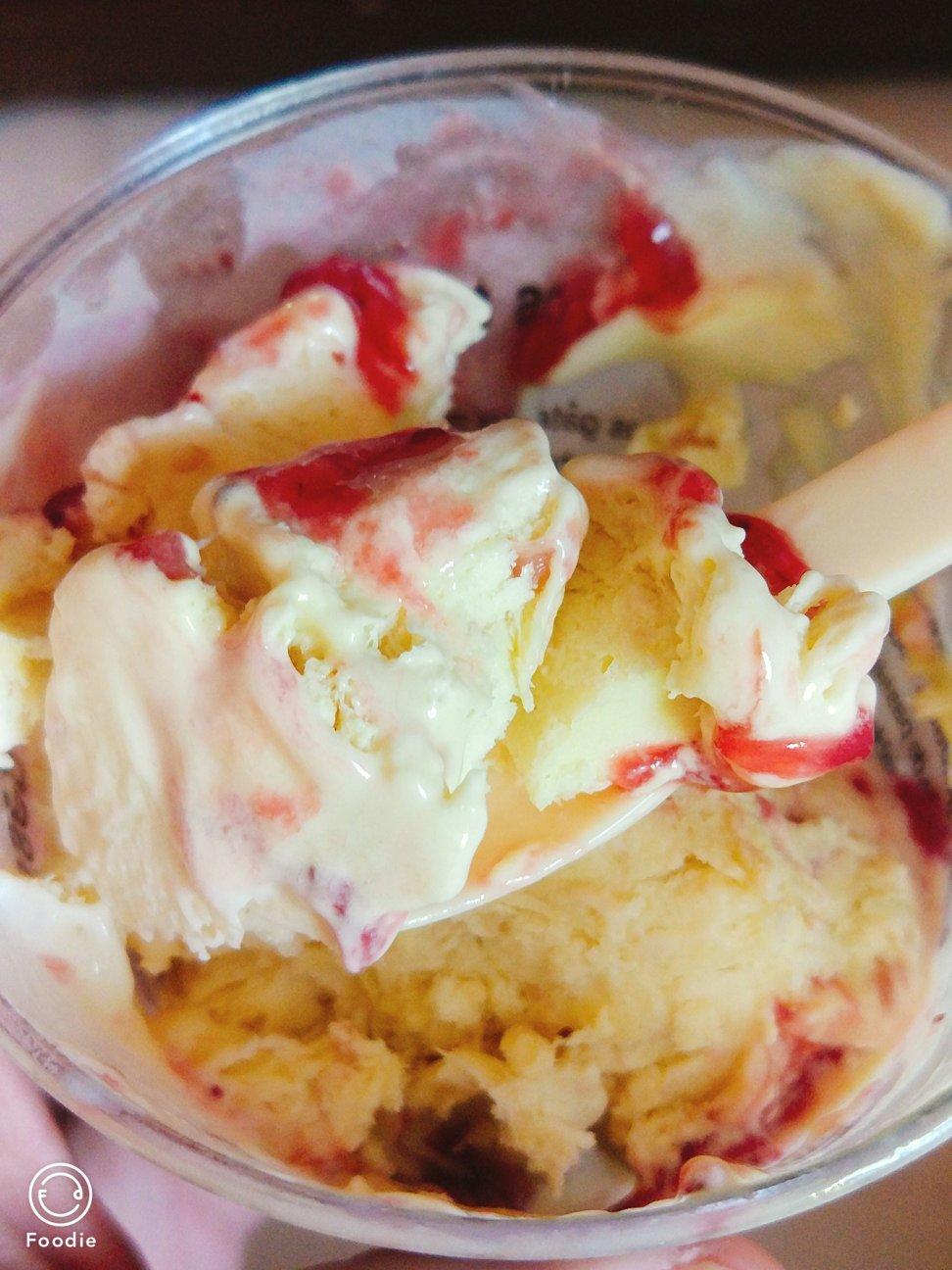 【菓子学校】草莓牛奶冰淇淋