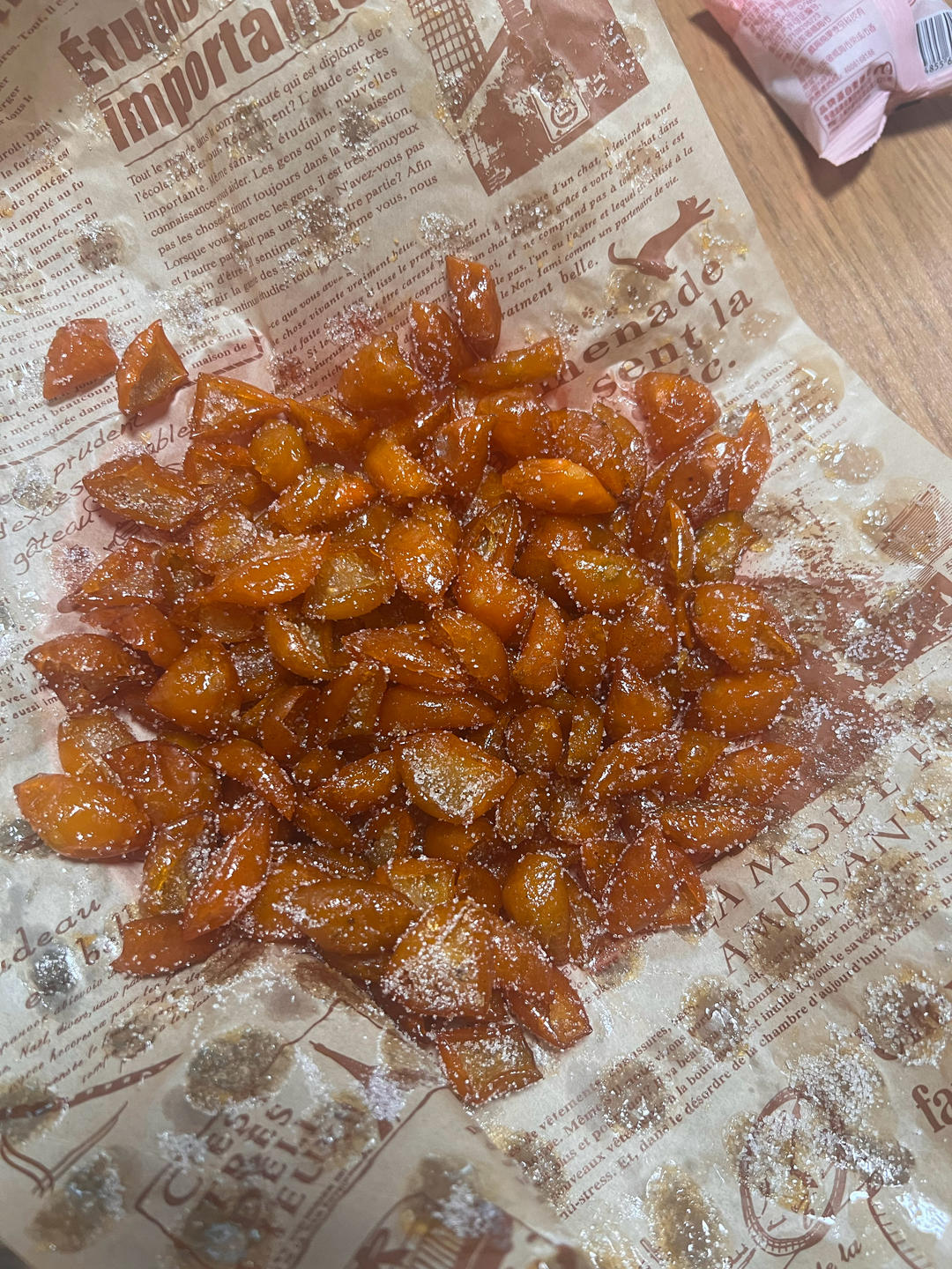 雪花金桔🍊蜜饯｜外皮Q韧、内有溏心的小金桔
