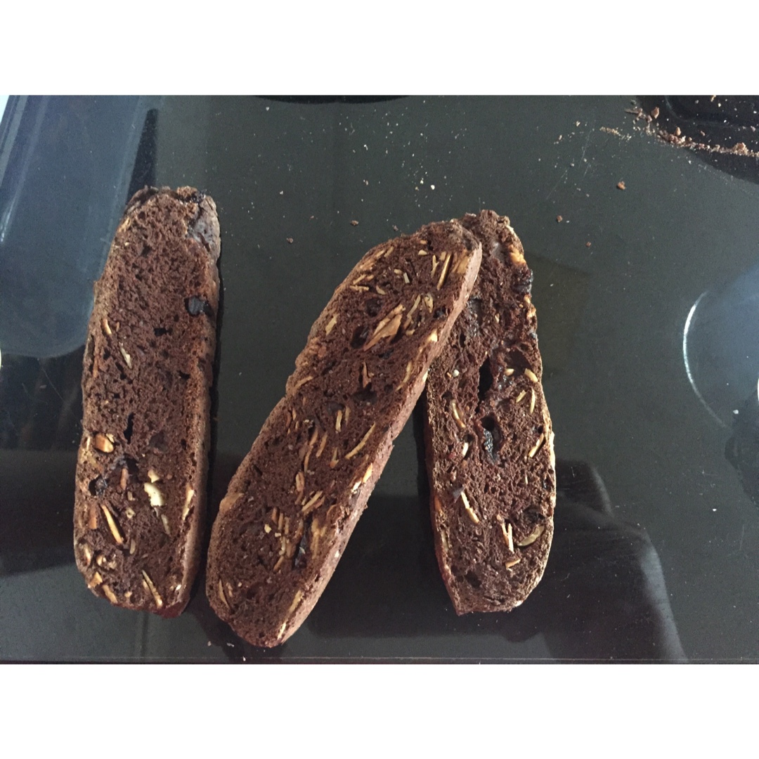 无油杏仁巧克力意式脆饼丨健康·零食（附7个意式脆饼成功要点）