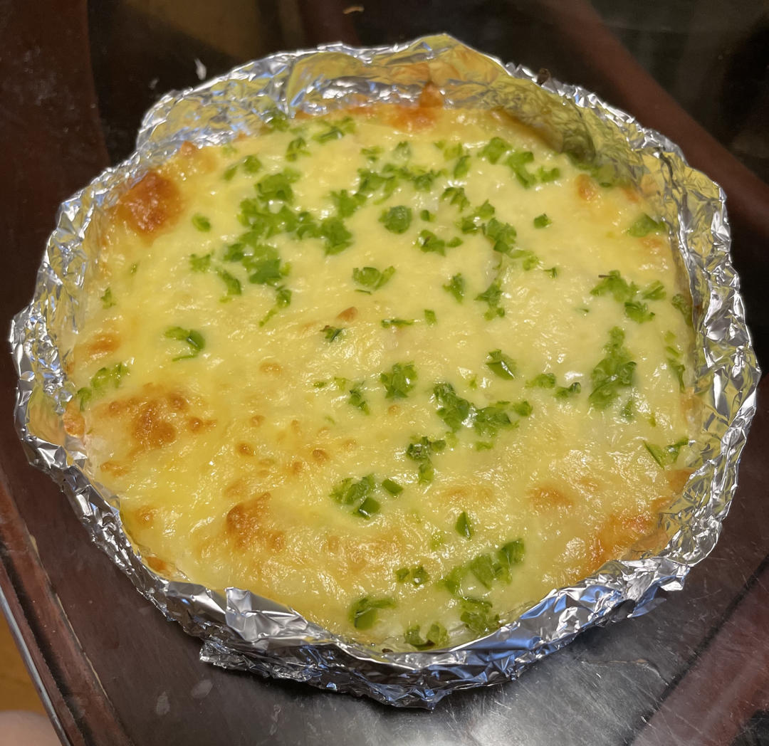 芝士焗土豆泥（烤箱版），小朋友们最爱