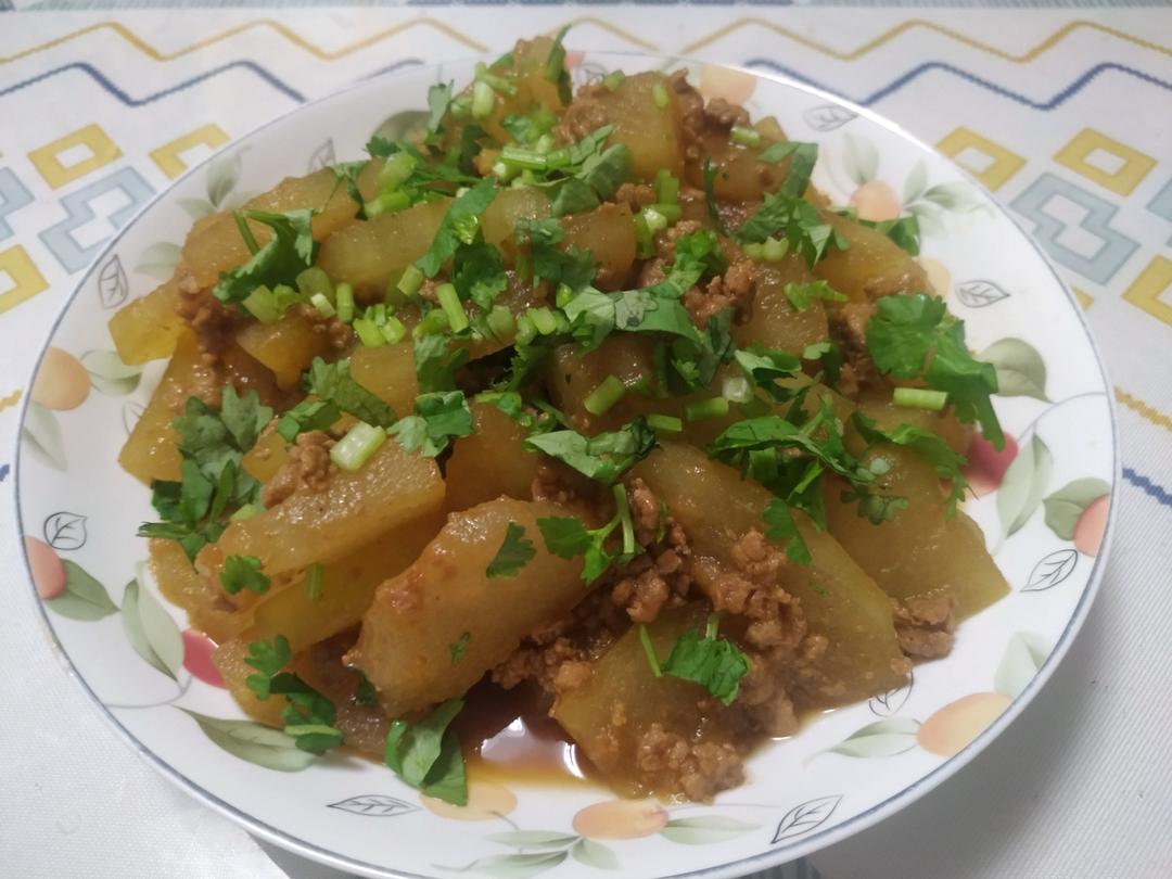 肉沫烧冬瓜