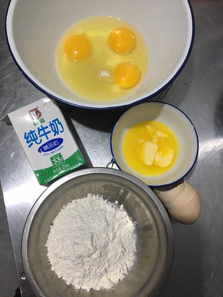 纯奶手撕吐司的做法 步骤1